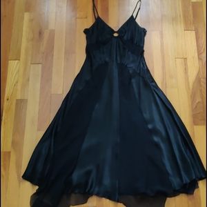 bebe Silk Slip Dress